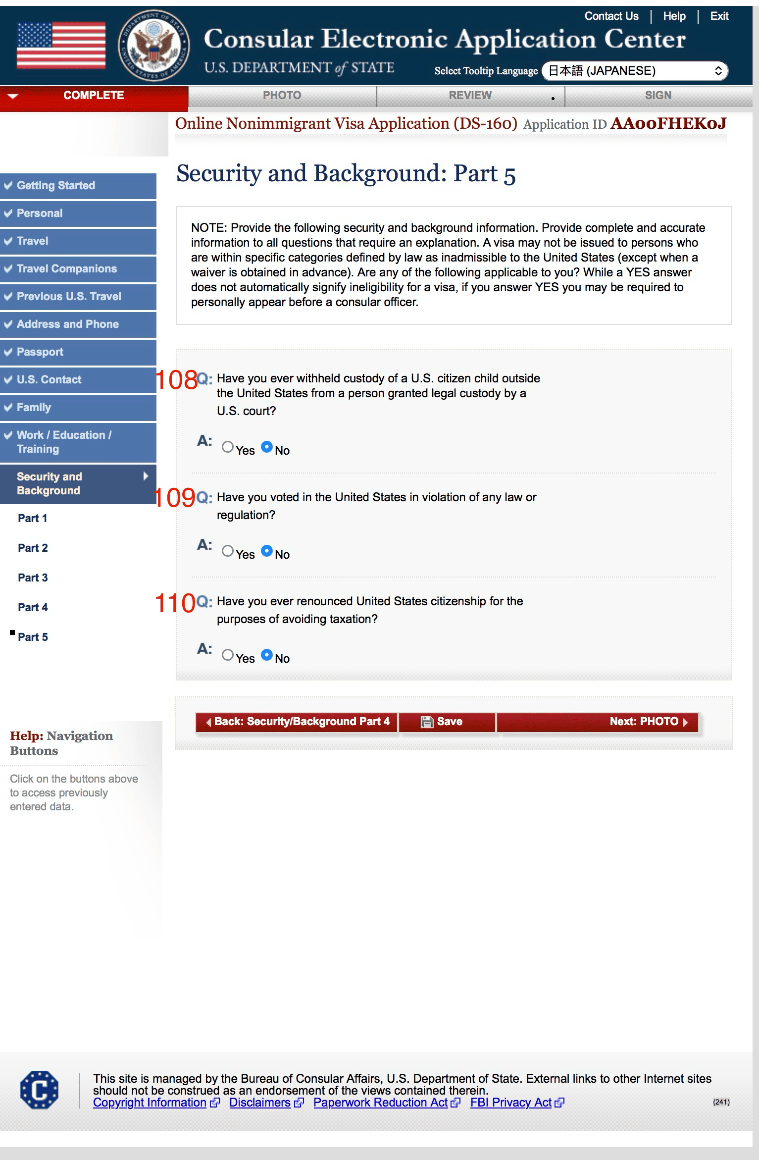 Security and Background: Part 5