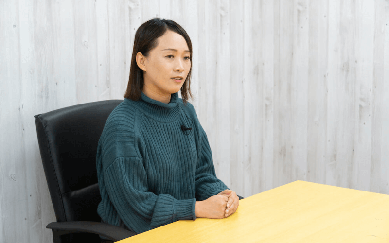 趙立娜さんのインタビュー写真