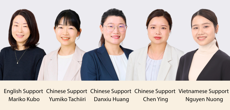 Photographs of appointed interpretation and translation staff