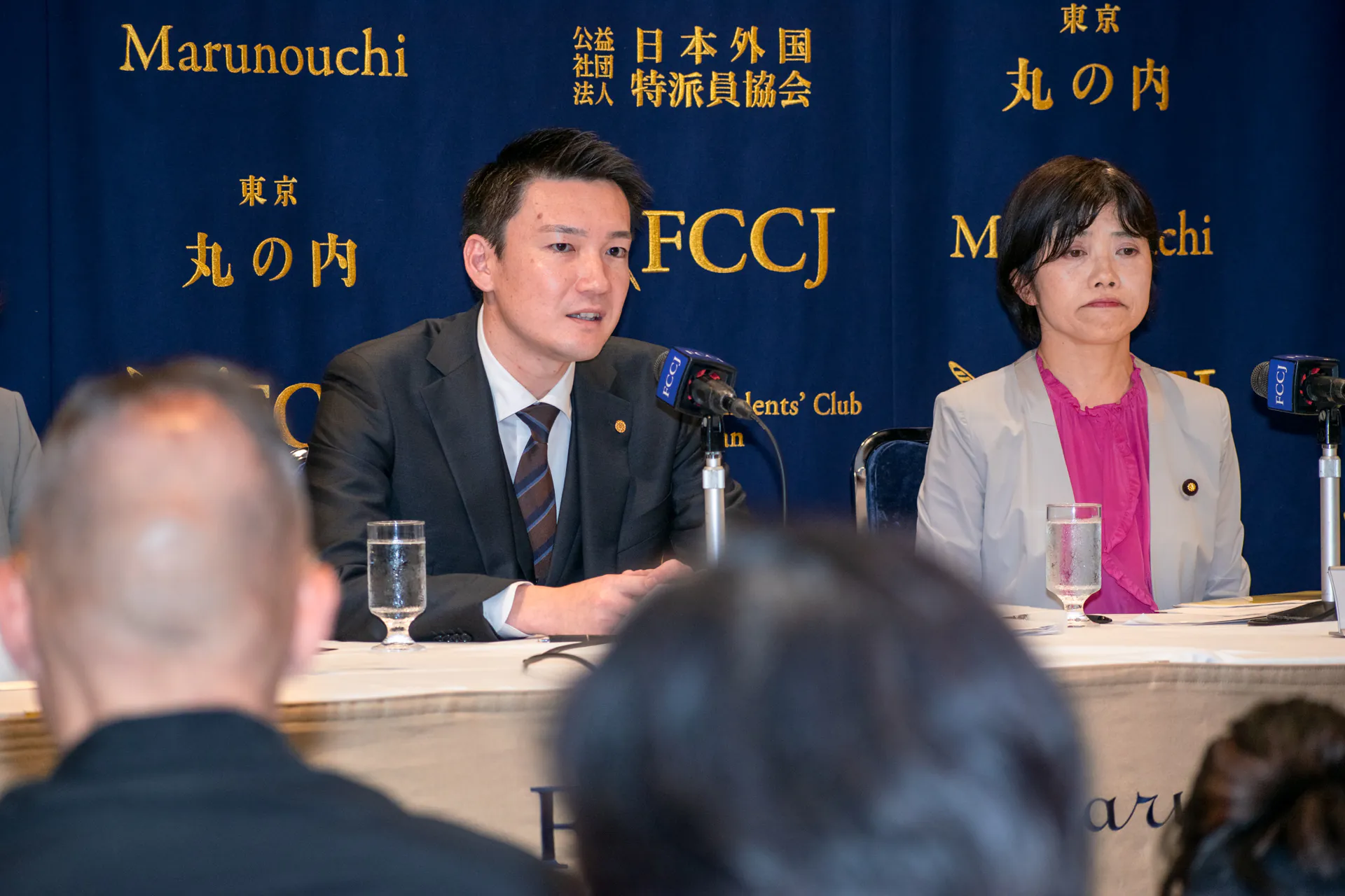 外国特派員協会 FCCJ 会見写真